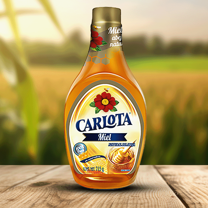 Miel Carlota Presentacion en Envase de PET de 715 gramos