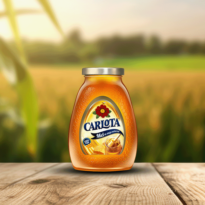 miel carlota presentaciones tarro de vidrio de 300 gramos